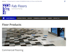 Tablet Screenshot of fabfloors.com.au